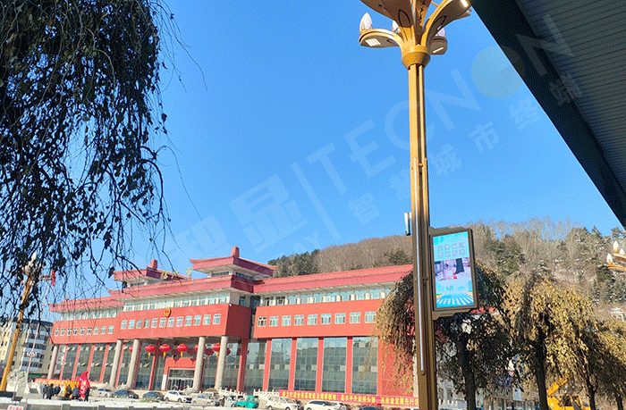 LED燈桿屏來助力聚焦源頭治理，不斷提升大氣污染防治策略