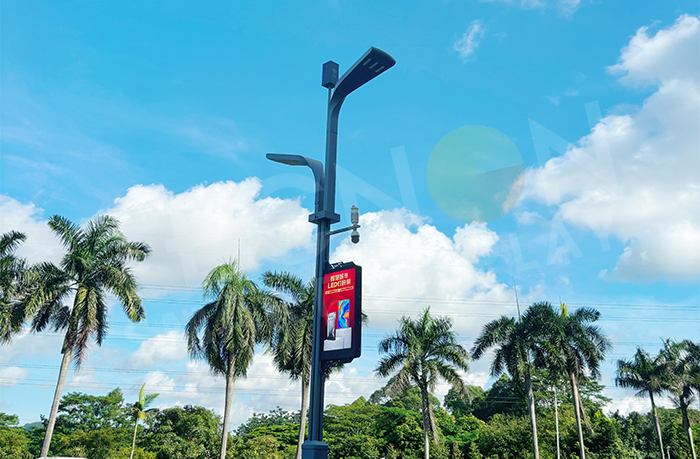 戶外燈桿屏安裝在哪個(gè)地方可以展示它的“魅力”？